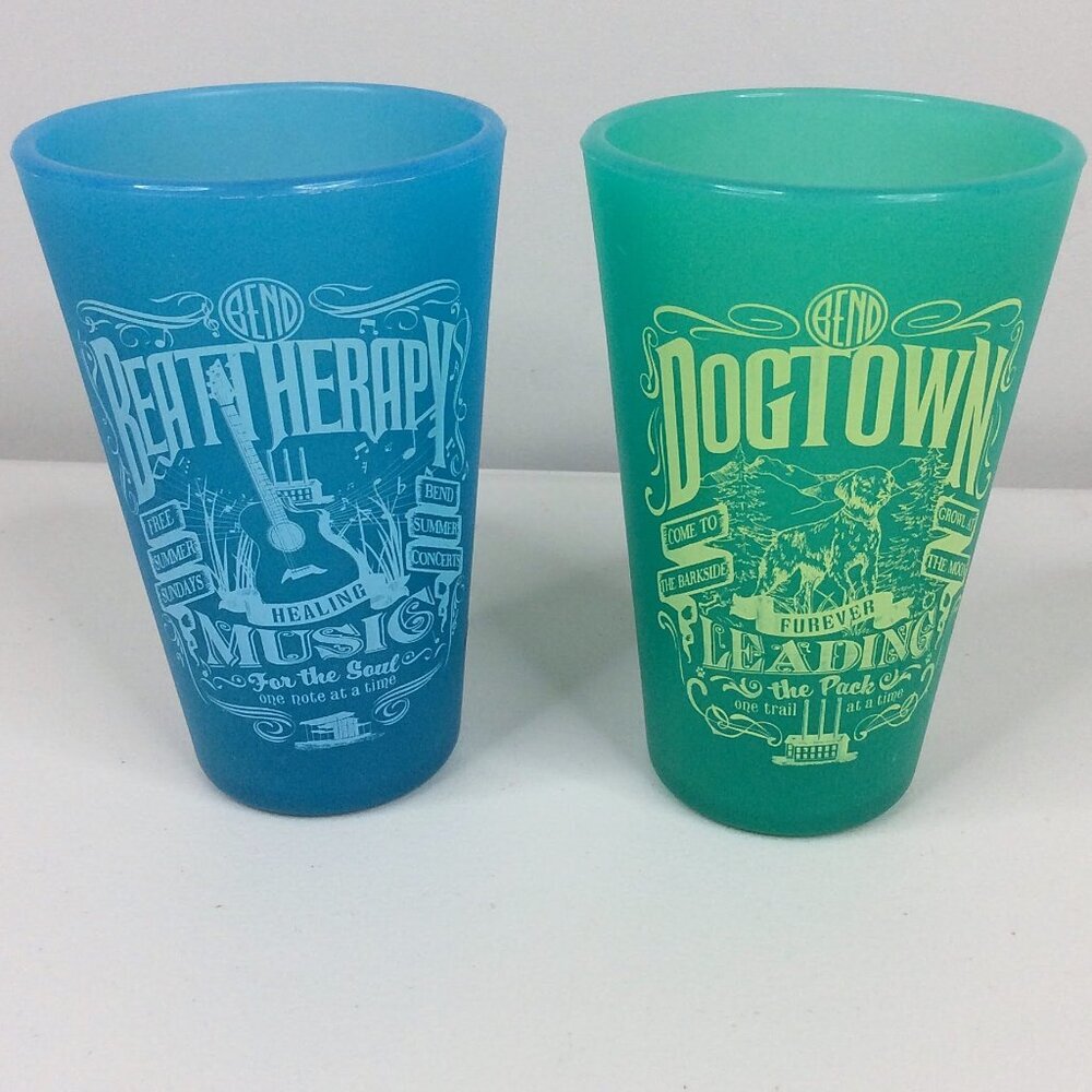 SILIPINT Silicone Cups Flexible Unbreakable Glasses Bend OR Dogtown Beat Therapy